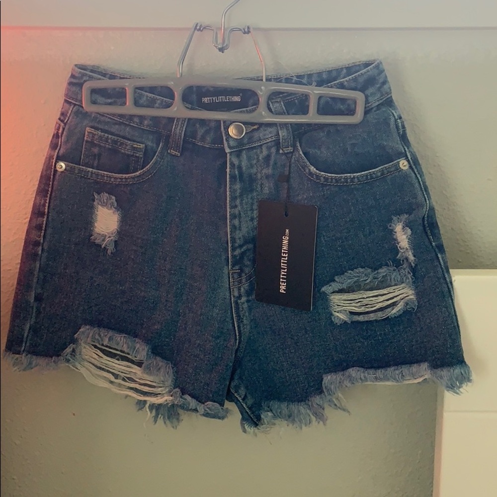 pretty little thing jean shorts